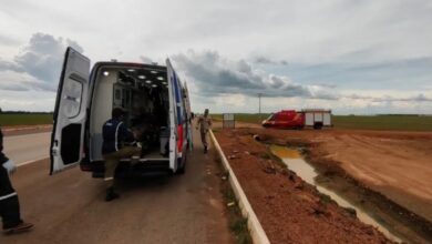 Foto de Trabalhador cai em silo de soja e é resgatado em estado grave em MT