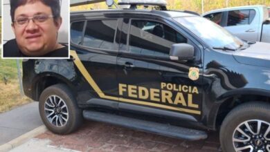 Foto de PF acha escondido em MT homem suspeito de duplo assassinato em SP