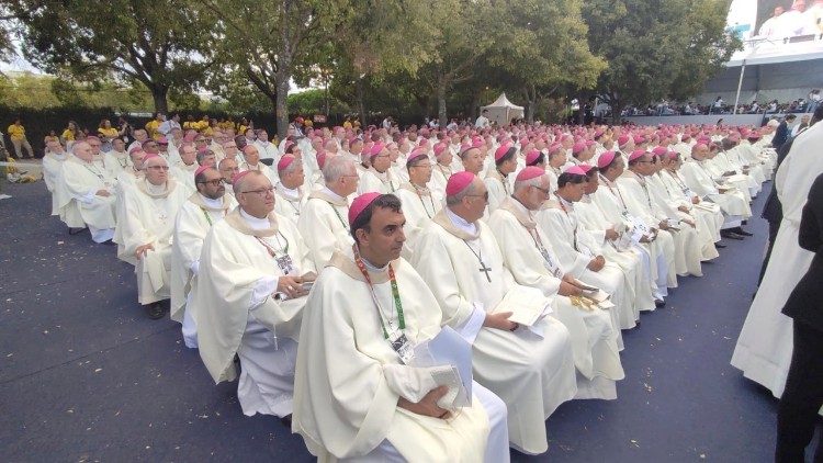 Sacerdotes na Missa de abertura da JMJ