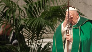 POPE FRANCIS presided over Mass for World Day of Grandparents and the elderly