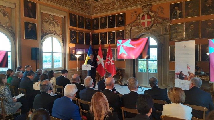 A conferência na Vila Magistral da Ordem de Malta