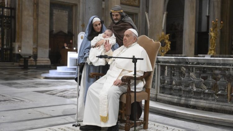  Papa na Basílica de Santa Maria Maior 